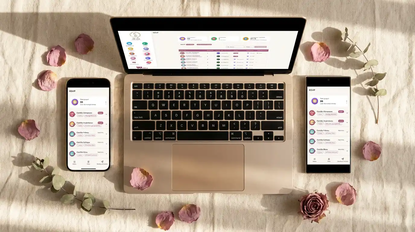 Aplicație nuntă Wedlio pe iOS, Android și Web — planificator online gratuit